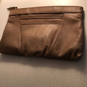 Beige Clutch Handbag